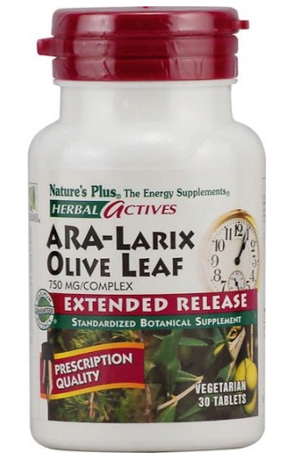 ARA Larix/Hoja de Olivo · Nature's Plus · 30 comprimidos