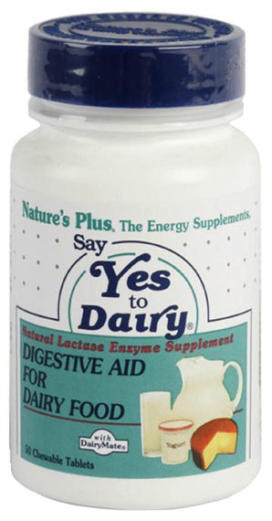 Say Yes To Dairy® · Nature's Plus · 50 comprimidos