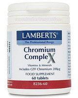 Chromium Complex · Lamberts · 60 comprimidos