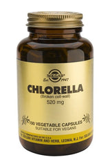 Chlorella · Solgar · 100 cápsulas