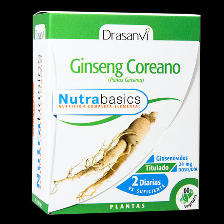 Ginseng Coreano · Drasanvi · 60 cápsulas