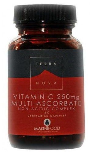 Vitamina C 250 mg Multi-Ascorbato · TerraNova · 100 cápsulas