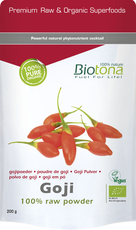 Polvo de Goji · Biotona · 200 gramos