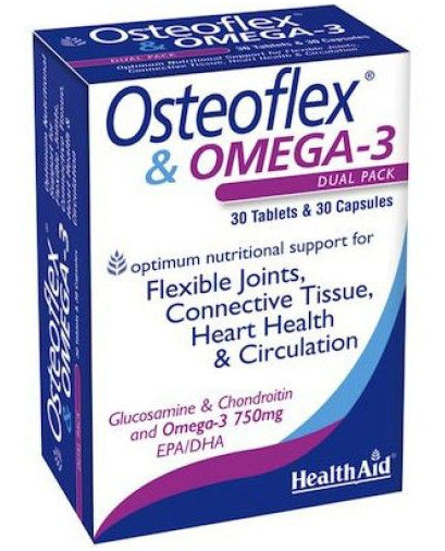 Osteoflex & Omega 3 · Health Aid · 60 cápsulas