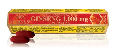 Ginseng con Lecitina · Marnys · 30 perlas