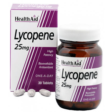 Licopeno 25 mg · Health Aid · 30 comprimidos