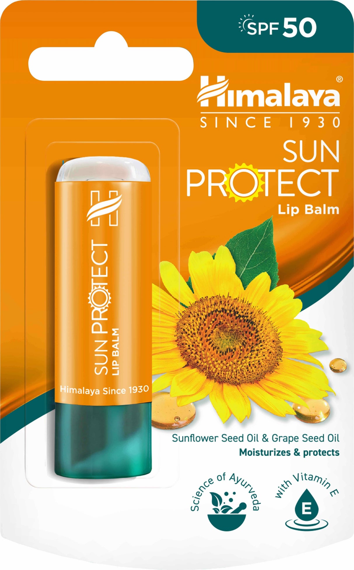 Bálsamo Labial con Protección Solar SPF50 · Himalaya · 4,5 gramos