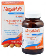 MegaMulti con Ginseng · Health Aid · 30 comprimidos