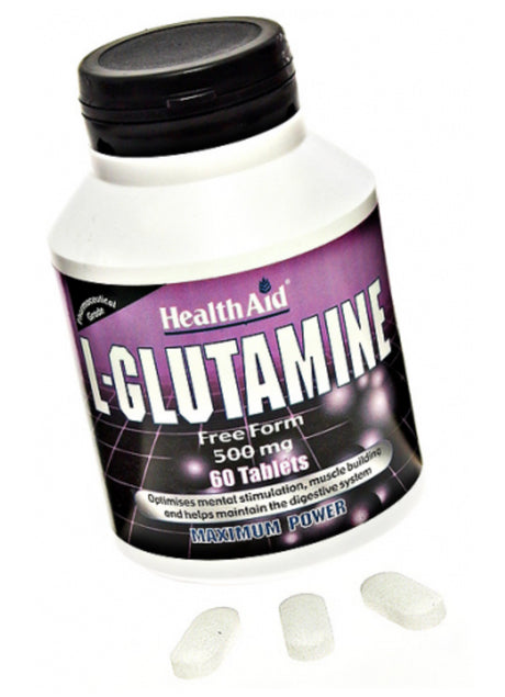 L-Glutamina 500 mg · Health Aid · 60 comprimidos