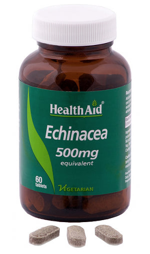 Echinacea 500 mg · Health Aid · 60 comprimidos