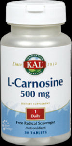 L-Carnosine 500 mg · KAL · 30 comprimidos