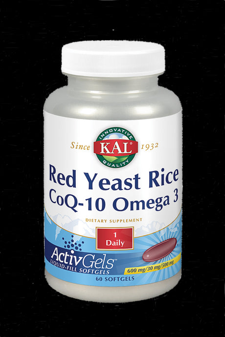 Red Yeast Rice, CoQ10 y Omega 3 · KAL · 60 perlas