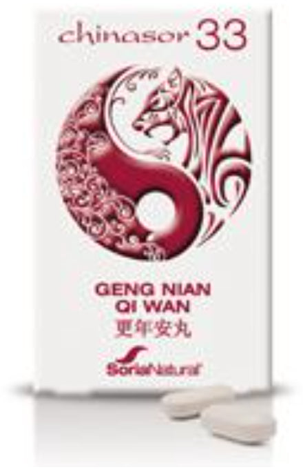 Chinasor 33 GENG NIAN QI WAN · Soria Natural · 30 comprimidos