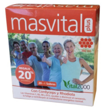 Masvital Plus · Vital 2000 · 20 sobres