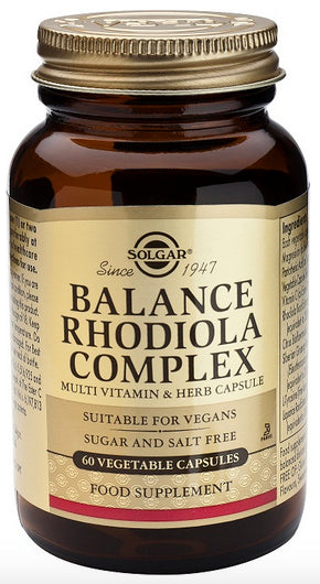 Balance Rhodiola Complex · Solgar · 60 cápsulas