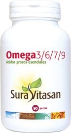 Omega 3-6-7-9 · Sura Vitasan · 90 perlas