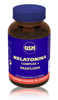 Melatonina Complex + Pasiflora · GSN · 120 comprimidos