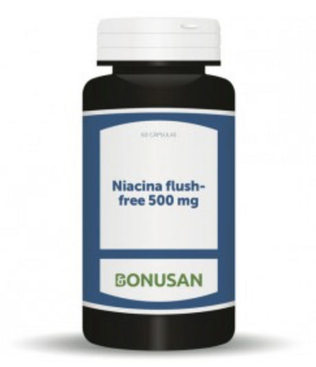 Niacina Flush-Free 500 mg · Bonusan · 60 cápsulas