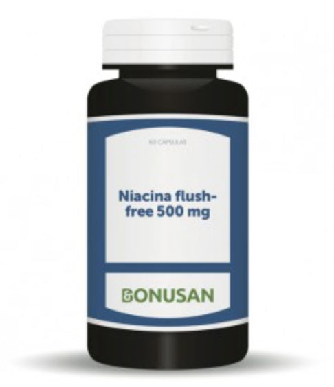 Niacina Flush-Free 500 mg · Bonusan · 60 cápsulas