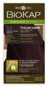 Biokap Nutricolor Delicato 5.5 Castaño Claro Caoba · Biokap · 140 ml