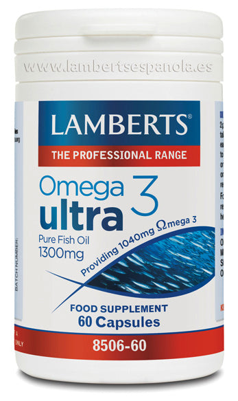 Omega 3 Ultra 1.300 mg · Lamberts · 60 perlas