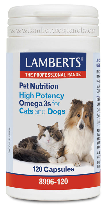 Pet Nutrition - Omega 3 Alta Concentración · Lamberts · 120 perlas