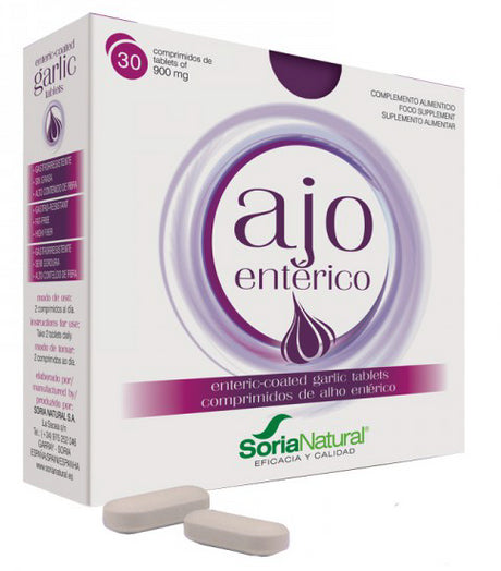 Ajo Entérico · Soria Natural · 30 comprimidos