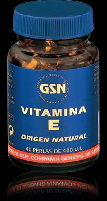 Vitamina E Natural · GSN · 40 perlas