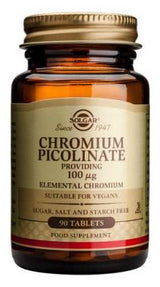 Picolinato de Cromo 100 mcg · Solgar · 90 comprimidos