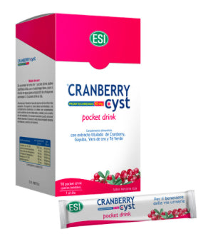 Cranberry Cyst Pocket Drink · ESI · 16 sobres