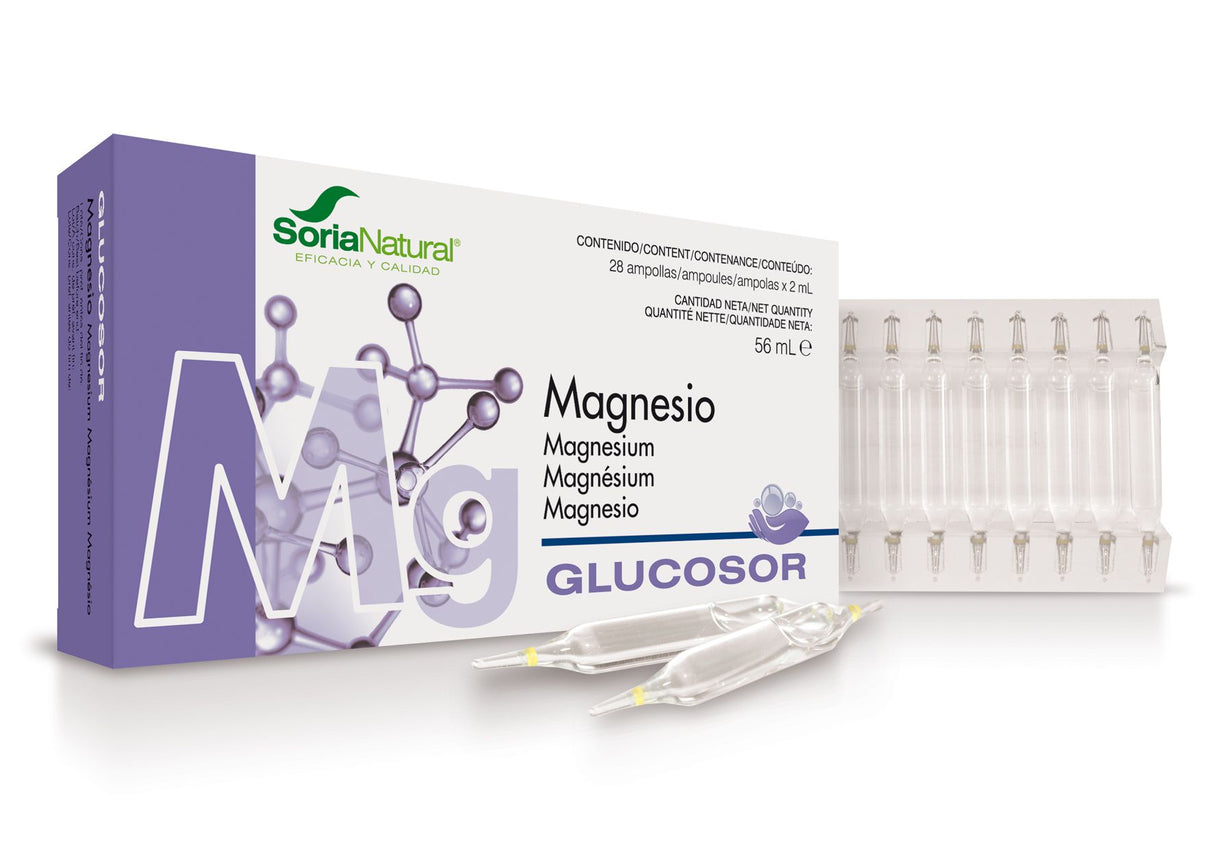 Glucosor Magnesio · Soria Natural · 28 ampollas