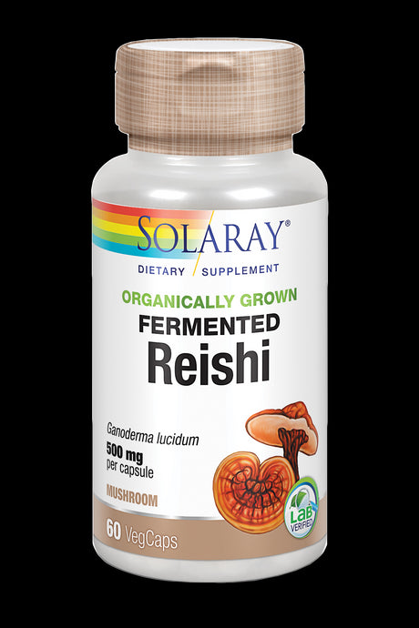 Reishi Fermentado · Solaray · 60 cápsulas