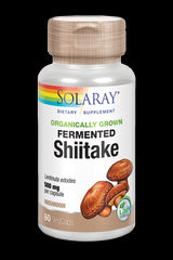 Shiitake Fermentado · Solaray · 60 cápsulas