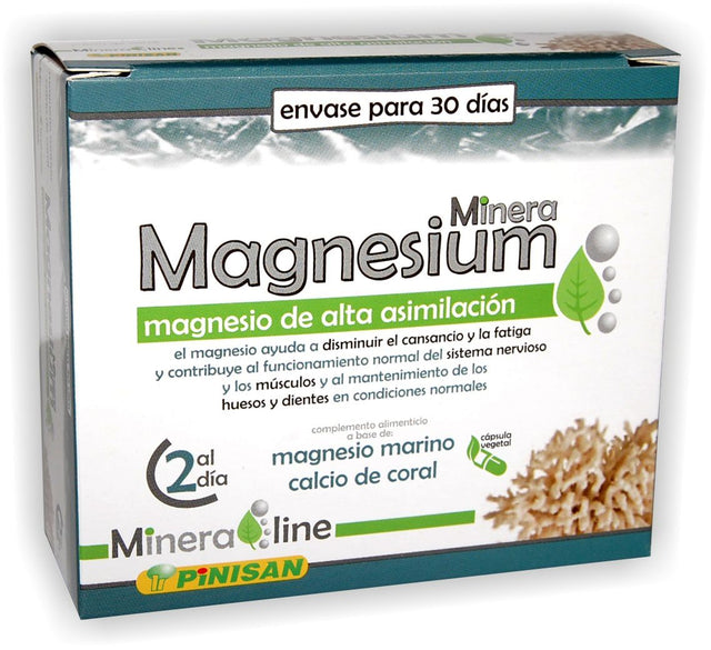 Minera Magnesium · Pinisan · 60 cápsulas