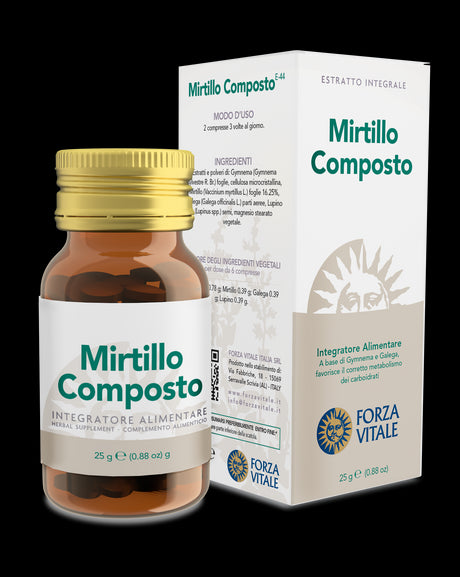 Mirtillo Composto · Forza Vitale · 25 gramos