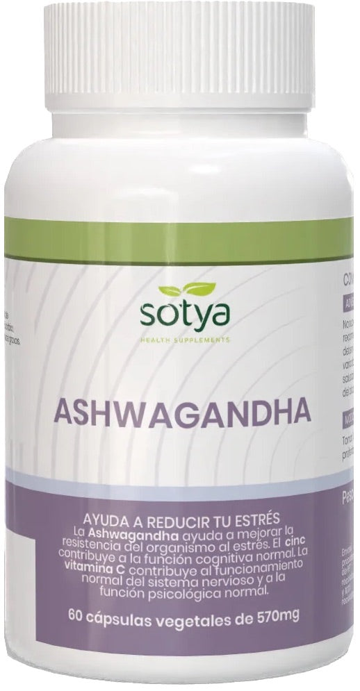 Ashwagandha · Sotya · 60 cápsulas