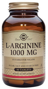 L-Arginina 1.000 mg · Solgar · 90 comprimidos