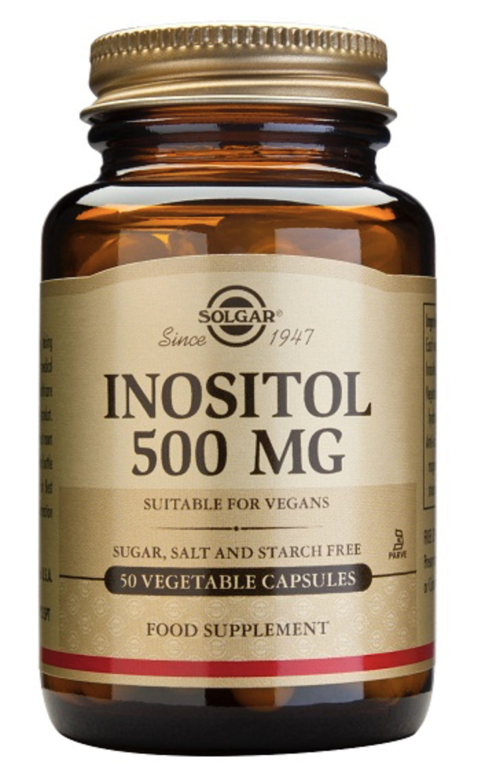 Inositol 500 mg · Solgar · 50 cápsulas