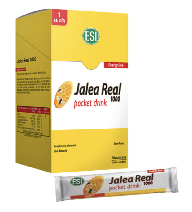 Jalea Real 1.000 mg Pocket Drink · ESI · 16 sobres