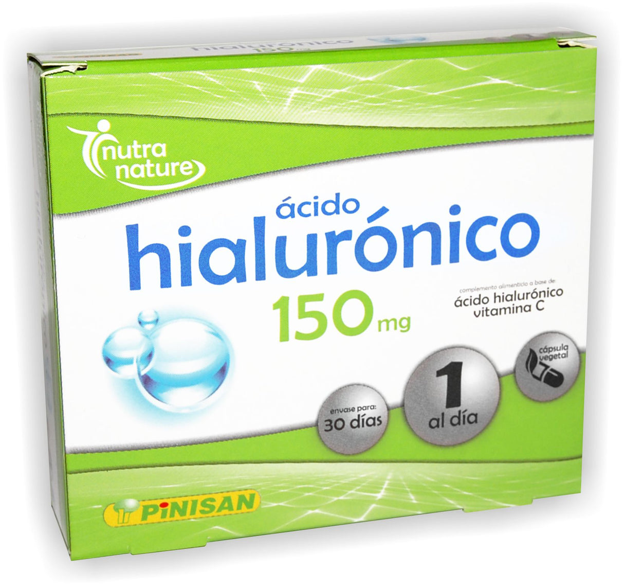 Ácido Hialurónico 150 mg · Pinisan · 30 cápsulas