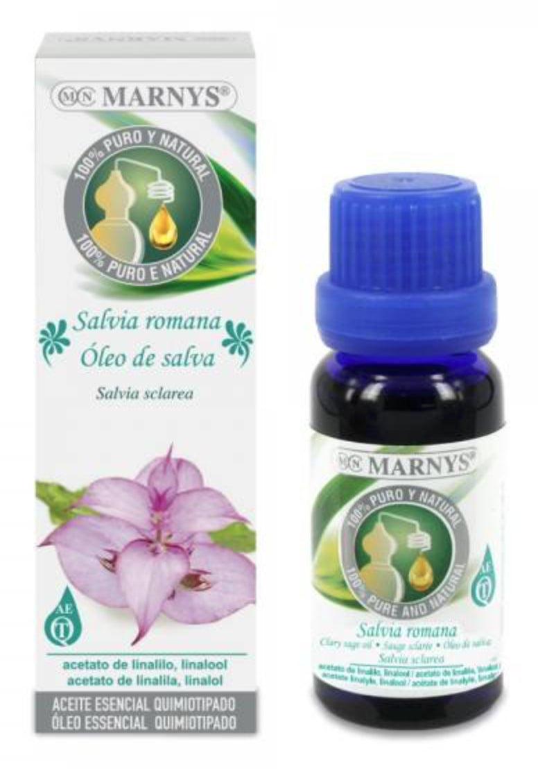 Aceite esencial de Salvia Romana · Marnys · 15 ml [Caducidad 02/2025]