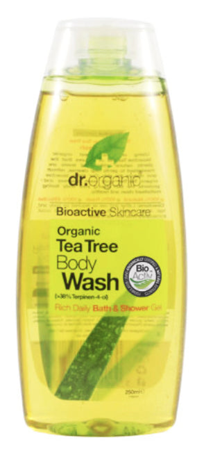 Gel de Ducha Arbol de Te · Dr Organic · 250 ml