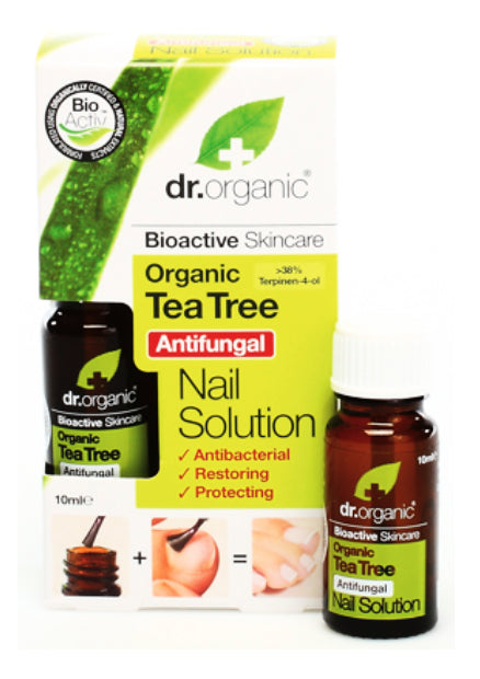 Solucion Antibacteriana para Uñas Arbol de Te · Dr Organic · 10 ml