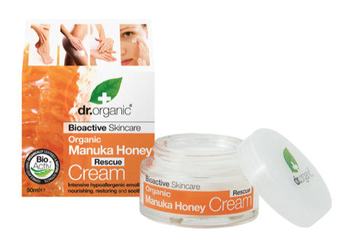 Crema de Rescate Miel de Manuka · Dr Organic · 50 ml