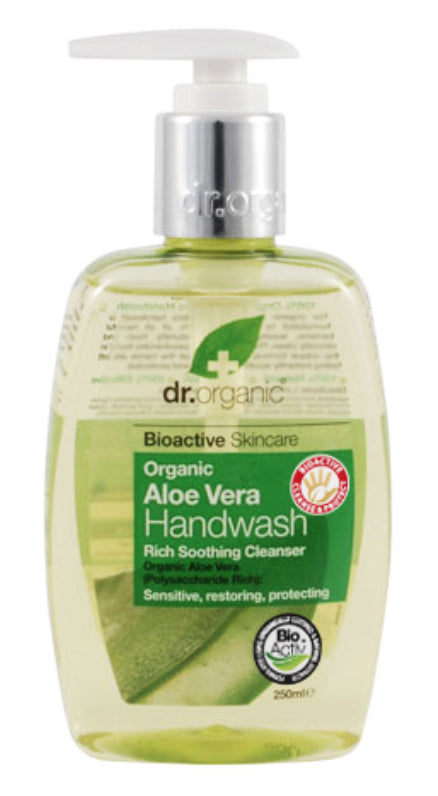 Jabon de Manos Aloe Vera · Dr Organic · 250 ml