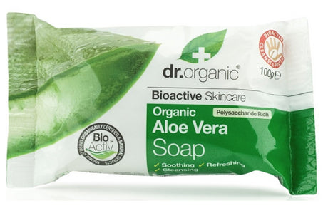 Jabon Aloe Vera · Dr Organic · 100 gramos