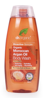 Gel de Ducha Aceite de Argan · Dr Organic · 250 ml