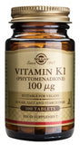 Vitamina K1 · Solgar · 100 comprimidos