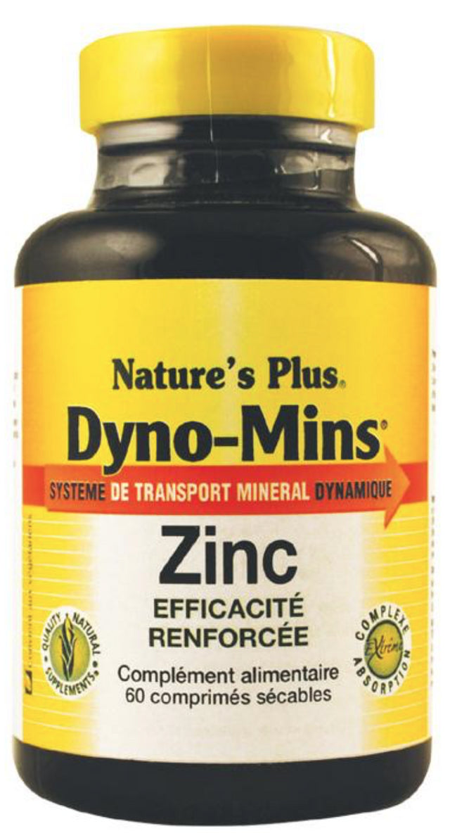 Dyno-Mins Zinc 15 mg · Nature's Plus · 60 comprimidos