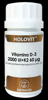 Holovit Vitamina D3 & K2 · Equisalud · 50 cápsulas